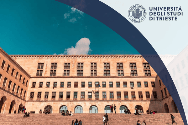 Facciata principale dell’Università di Trieste, sede della Nomina della Rettrice con voto online