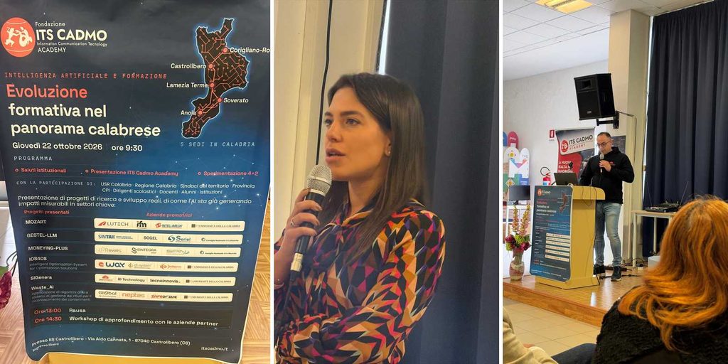 SiGenera, verbali certificati con l’AI: presentazione all’ITS Academy Cadmo di Castrolibero